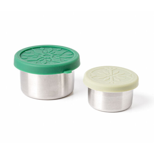 Lekkabox Stainless Steel Mini Sauce Cup Set of 2 - Forest