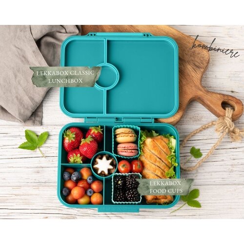 Lekkabox Bento Cups 4 Set - Ocean