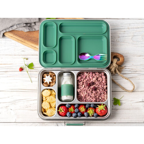 Lekkabox RVS Lunchbox 5 Vakken