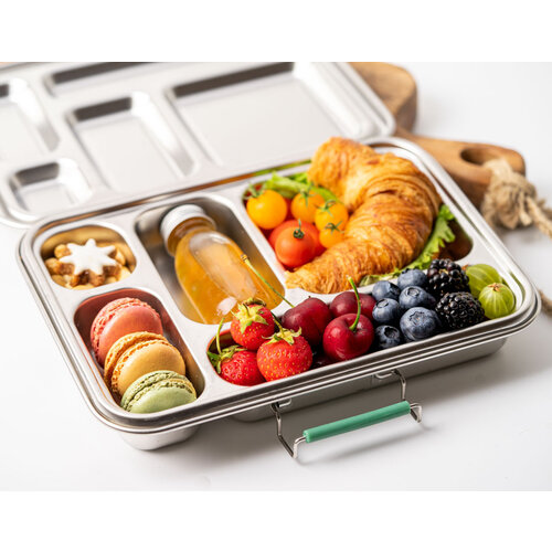 Lekkabox Stainless Steel Lunch Box 5 Compartments