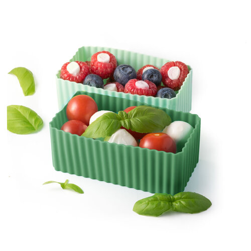 Lekkabox Silicone Bento Molds - Forest