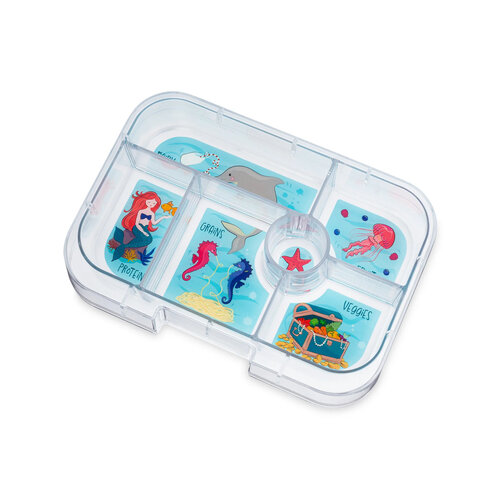 Yumbox Original Bento Lunchbox 6 Compartments - Power Pink/Mermaid