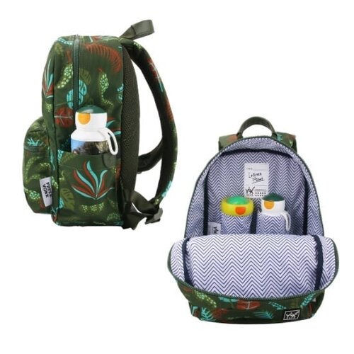 YLX Rucksack Oriole Recycelter Kunststoff - Gebrannte Koralle & Safari