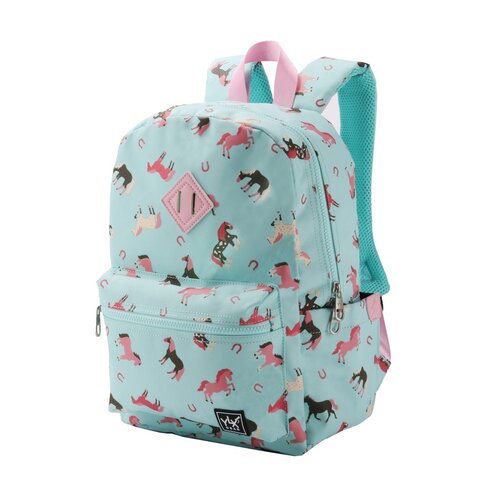 YLX Rucksack Oriole Recycled Plastic - Bleached Aqua & Horses