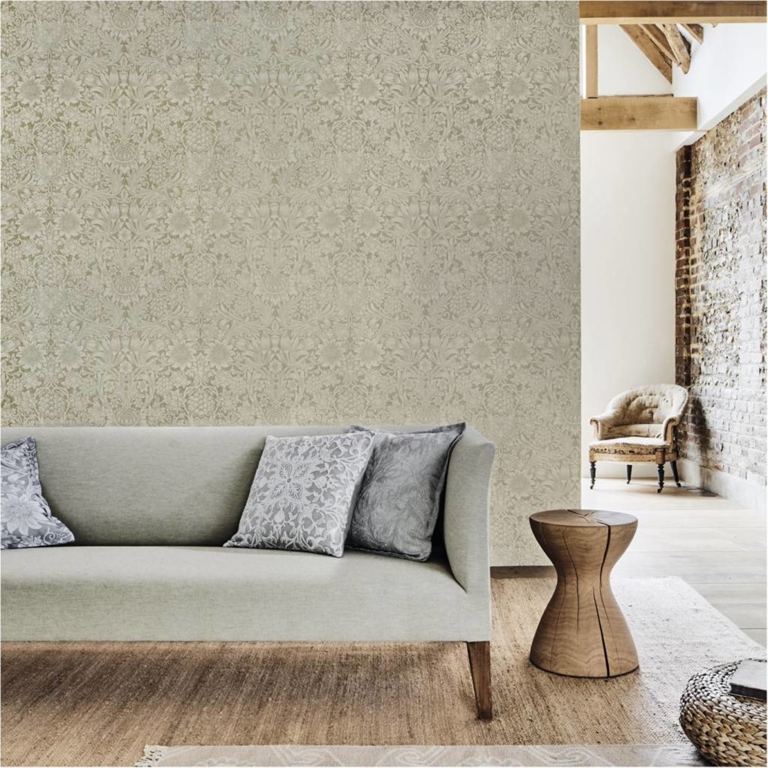 Morris Co Pure Sunflower Parchment/Gold - 216047
