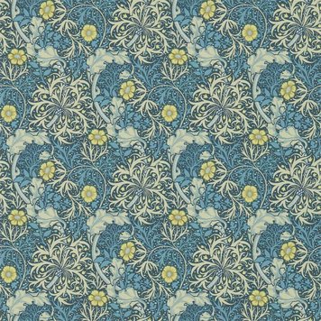 Morris & Co Morris Co Morris Seaweed Ink/Woad - 216485 Morris & Co Morris Co Morris Seaweed Ink/Woad - 216485