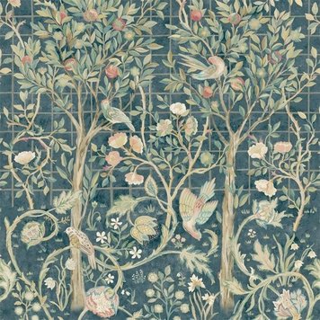 William Morris Wallpaper Design in an Upstairs Hall 1939 home  The  Wallpaper Ladys Blog