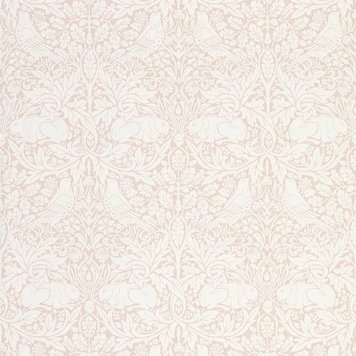 Morris & Co Morris Co Pure Brer Rabbit Faded Sea Pink - 216533 Morris & Co Morris Co Pure Brer Rabbit Faded Sea Pink - 216533