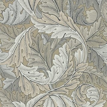 Morris & Co Morris Co Acanthus Manila/Stone - 216441 Morris & Co Morris Co Acanthus Manila/Stone - 216441