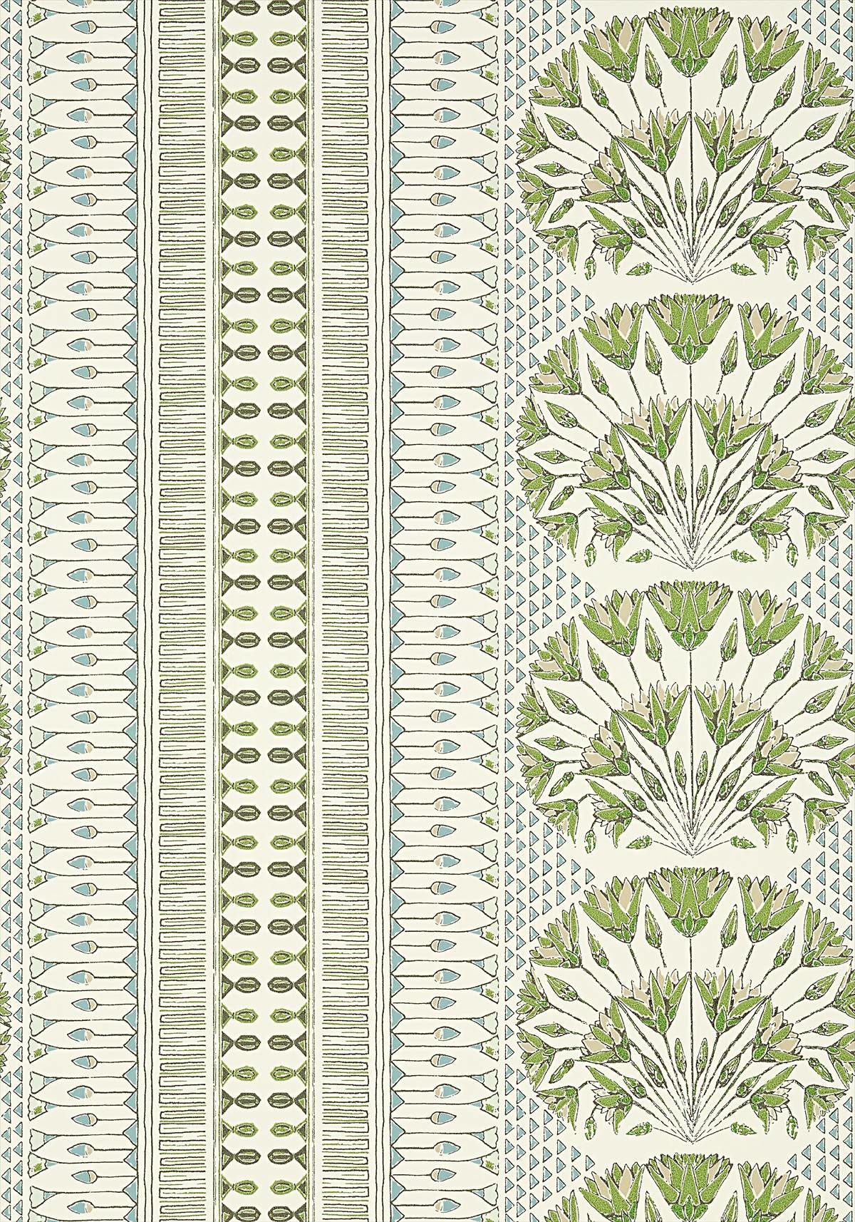 Anna French Cairo Green and White AT9623