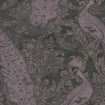 Cole and Son Cole and Son Byron Black Zilver 94/7040 Cole and Son Cole and Son Byron Black Zilver 94/7040