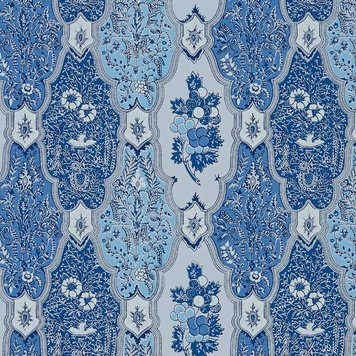 Pierre Frey Pierre Frey Batik Raisin Bleu LP105004 Pierre Frey Pierre Frey Batik Raisin Bleu LP105004