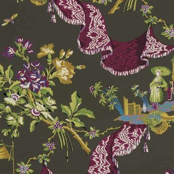 Pierre Frey Pierre Frey Hankeou Kaki LP109004 Pierre Frey Pierre Frey Hankeou Kaki LP109004