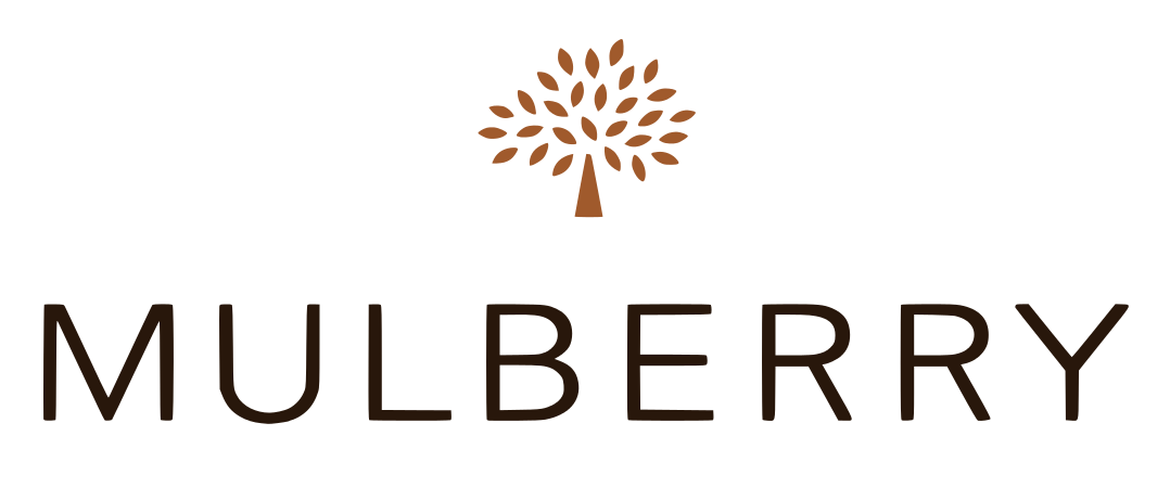 logo mulberry behang