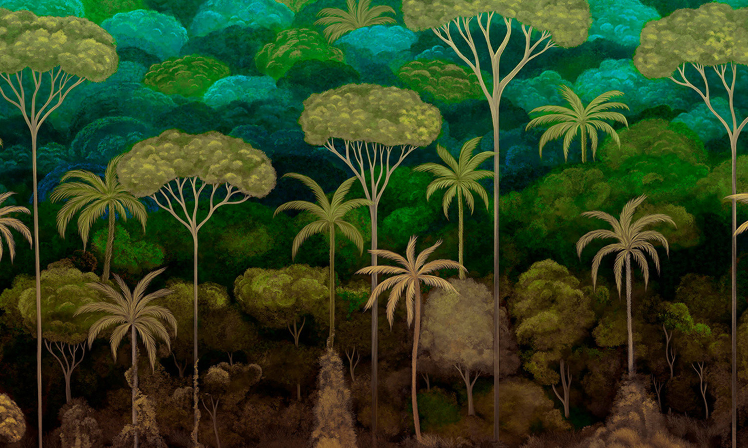 Arte Ciel Tropical Emeral Forest