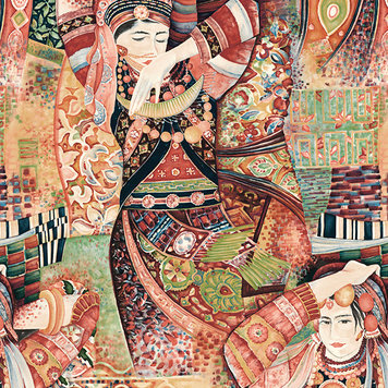 ARTE ARTE Odisha Dance Red Rhapsody - 97641 ARTE ARTE Odisha Dance Red Rhapsody - 97641