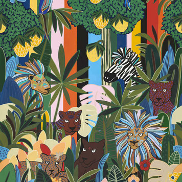 Pierre Frey Pierre Frey Les Rois de la Jungle - FP607001 Pierre Frey Pierre Frey Les Rois de la Jungle - FP607001