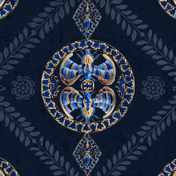 Mind The Gap Mind the Gap Abeille Decoratif Indigo - WP20766 Mind The Gap Mind the Gap Abeille Decoratif Indigo - WP20766