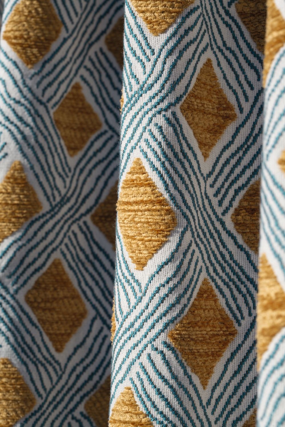 Pierre Frey Thalassa raambekleding detail