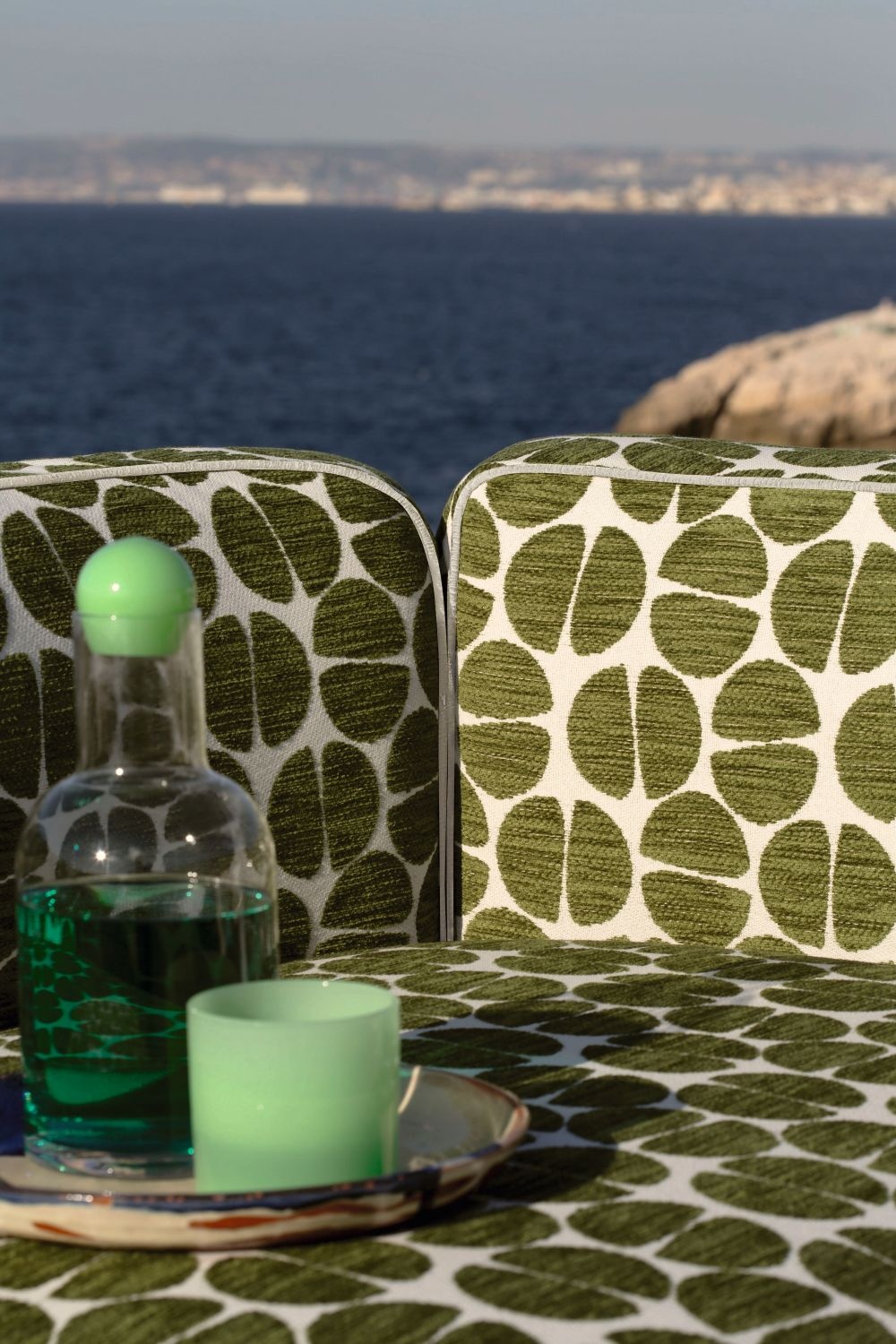 Pierre Frey Thalassa stoffering detail