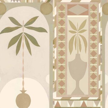 Tres-Tintas Tres Tintas paneel Jungle Arches Beige - M5101-2