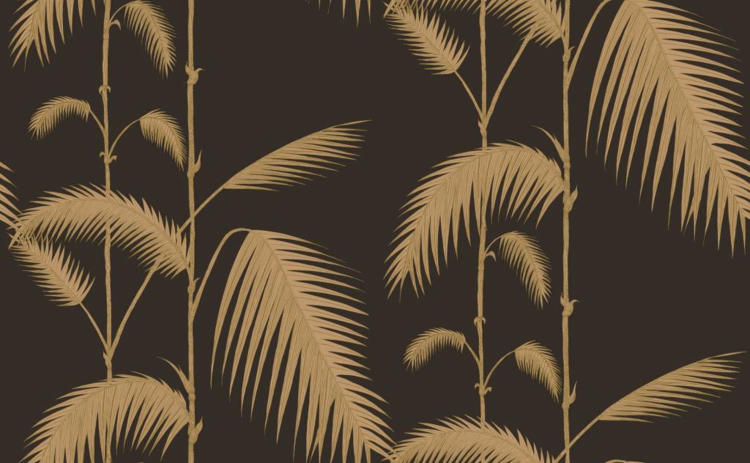 Welp Cole and Son Palm Leaves Zwart En Goud 66/2014 - De Mooiste Muren FZ-53