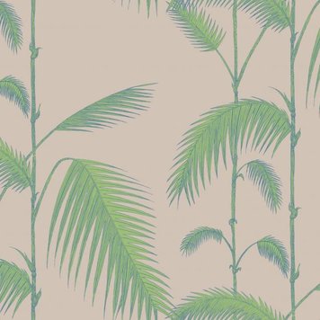 Cole and Son Cole and Son Palm Leaves Bruin En Groen 66/2011