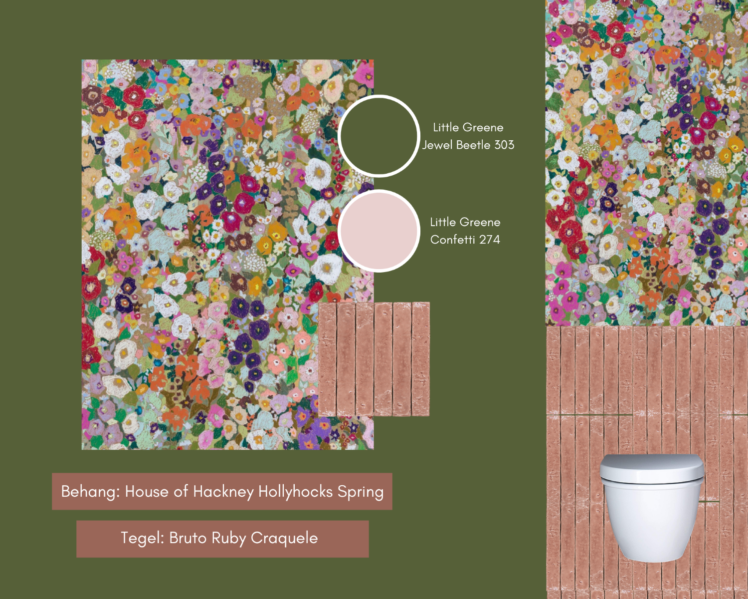 De Mooiste Muren WC inspiratie