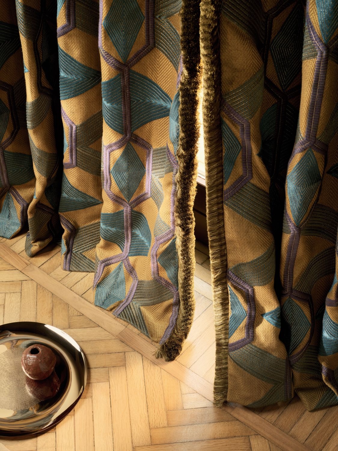 Raambekleding van Elitis bij de Mooiste Muren detail