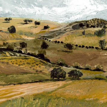 Tres-Tintas Tres Tintas paneel Quijote Yellow - M5203-2 Tres-Tintas Tres Tintas paneel Quijote Yellow - M5203-2