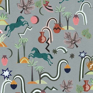 Tres-Tintas Tres Tintas behang Bot - LL3701-3 Tres-Tintas Tres Tintas behang Bot - LL3701-3