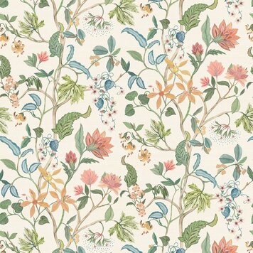 Osborne & Little Osborne & Little wallpaper Chella Ivory / Blush - W7907-03 Osborne & Little Osborne & Little wallpaper Chella Ivory / Blush - W7907-03