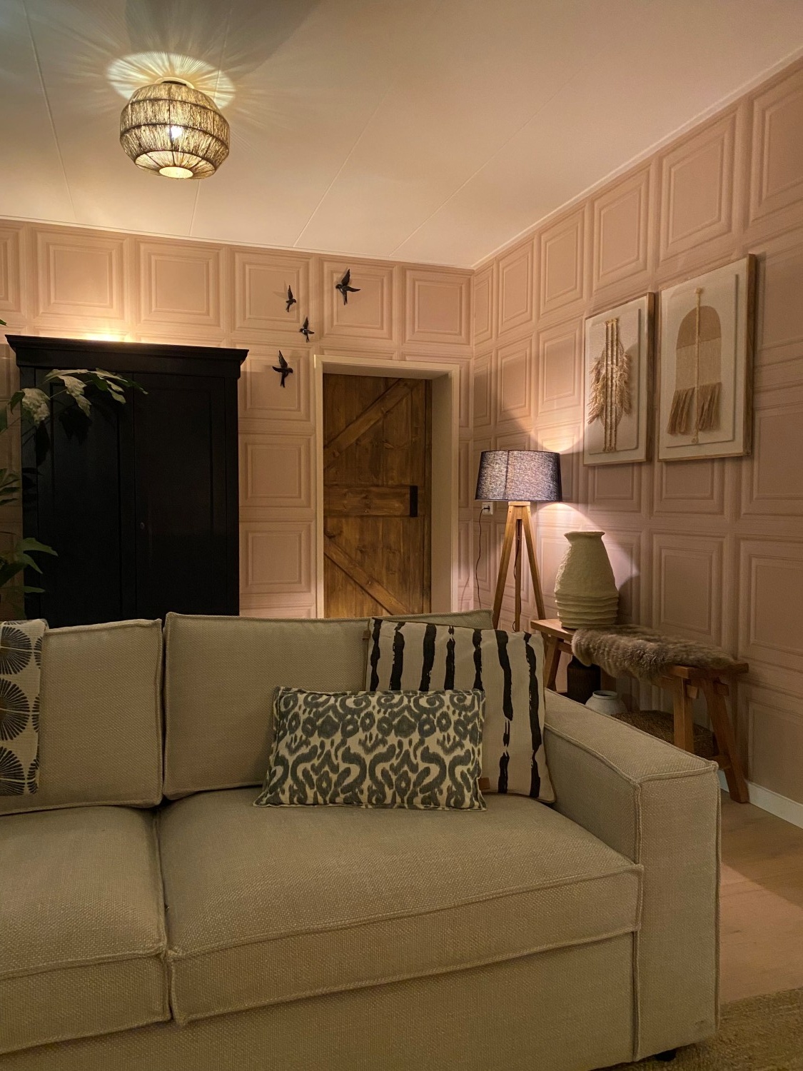 Litte Greene verf van de Mooiste Muren bij HMMIK - woonkamer