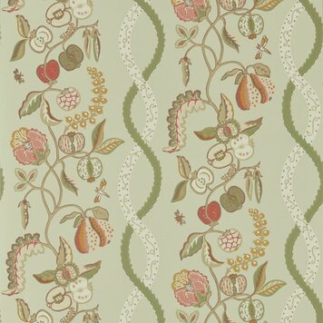 Sanderson Sanderson wallpaper Kitchen Garden Olive & Russet - 217507 Sanderson Sanderson wallpaper Kitchen Garden Olive & Russet - 217507