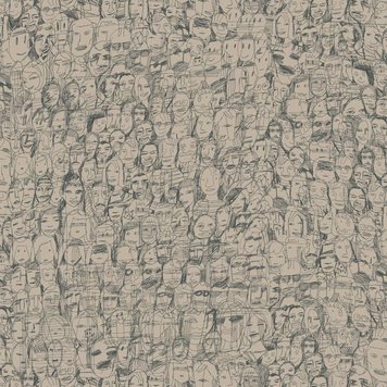 Tres-Tintas Tres-Tintas wallpaper Mil Caras beige/zand 19953