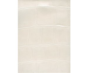 Crocodile Faux Leather - Ivory