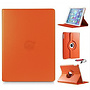 HEM HEM Apple iPad Air hoes 9.7 Inch - Ipad 2018 hoes - ipad 2017 hoes - Ipad Air 2 hoes - Ipad Air hoesje - Ipad 9.7 case - Ipad 9.7 Autowake Draaibare Cover - Ipad hoes 2017/2018 - Oranje - Gehele draaibare bescherming voor Ipad