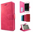 HEM Roze Wallet / Book Case / Boekhoesje iPhone 7 Plus / 8 Plus met vakje voor pasjes, geld en fotovakje