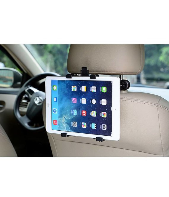 HEM Stevige Universele iPad/Tablet houder auto (type 7 tot 12 inch) hoofdsteun houder 360 graden draaibaar inclusief uitschuifbare Hoesjesweb Stylus Pen, hoesjes apple iPad