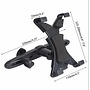 HEM SET van 2 Stevige Universele iPad/Tablet houders auto (type 7 tot 12 inch) hoofdsteun houders inclusief 2 Stylus Pennen, geschikt voor hoesjes apple iPad