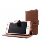 HEM Leren Portemonnee Hoesje - iPhone 7 / 8 / SE (2020 & 2022) - Bronzed Brown