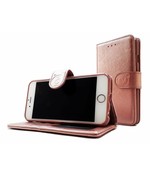 HEM Leren Portemonnee Hoesje - iPhone X / XS - Rosegold