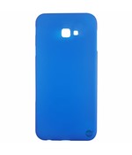 Samsung J4 Plus siliconenhoesje Blauw Siliconen Gel TPU / Back Cover / Hoesje Samsung J4 Plus siliconenhoesje Blauw Siliconen Gel TPU / Back Cover / Hoesje
