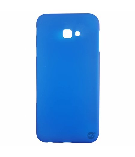 HEM Samsung J4 Plus siliconenhoesje Blauw Siliconen Gel TPU / Back Cover / Hoesje