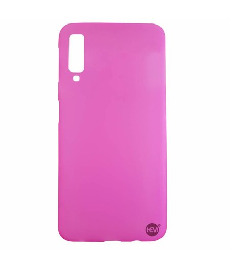 HEM Samsung A7 (2018) SM-A750 siliconenhoesje Roze Siliconen Gel TPU / Back Cover / Hoesje