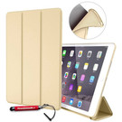 HEM HEM iPad Hoes geschikt voor iPad Air / Air 2 / 9.7 2017 / 9.7 2018 - Book Cover Siliconen - Vouwbaar - Goud - Met Stylus Pen - iPad Air Hoes - iPad Air 2 Hoes - iPad 9.7 2017 Hoes - iPad 9.7 2018 Hoes