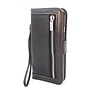 HEM Samsung Galaxy A50  Zwarte Wallet / Book Case / Boekhoesje/ Telefoonhoesje / Hoesje met pasjesflip en rits voor kleingeld