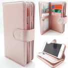 HEM Apple iPhone 5 / 5s / SE (2016) - Rose Gold - Pasjeshouder - Telefoonhoesje met extra flap voor 9 pasjes