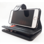 HEM Apple iPhone 5 / 5s / SE (2016) - Antique Black - Pasjeshouder - Telefoonhoesje met extra flap voor 9 pasjes