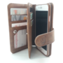HEM Apple iPhone 7 Plus/8 Plus - Bronzed Brown - Pasjeshouder - Telefoonhoesje met extra flap voor 9 pasjes